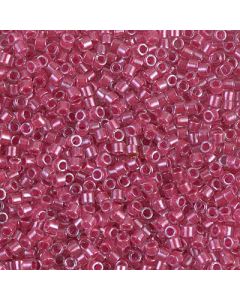Miyuki Delica 10/0 DBM0914 Sparkling Rose Lined Crystal