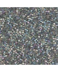 Miyuki Delica 15/0 DBS0107 Transparent Gray Rainbow Gold Luster
