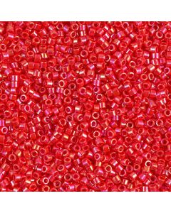 Miyuki Delica 15/0 DBS0159 Opaque Vermillion Red AB