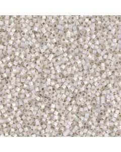 Miyuki Delica 15/0 DBS0221 Gilr Lined White Opal