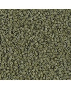 Miyuki Delica 15/0 DBS0391 Matte Opaque Olive Luster