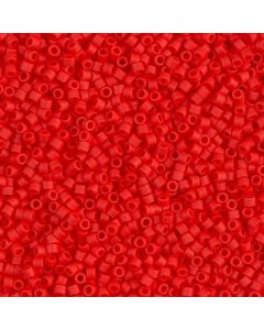 Miyuki Delica 15/0 DBS0757 Matte Opaque Vermillion Red