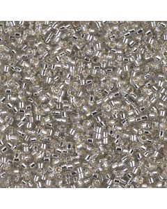 Miyuki Delica 15/0 DBS1211 Silver Lined Gray Mist