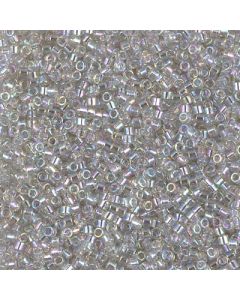 Miyuki Delica 15/0 DBS1251 Transparent Gray Mist AB