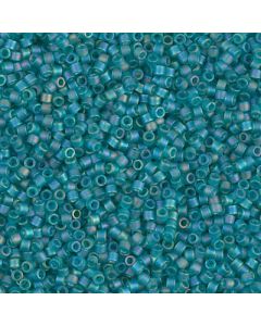 Miyuki Delica 15/0 DBS1283 Matte Transparent Caribbean Teal AB