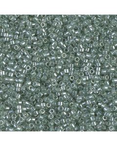 Miyuki Delica 15/0 DBS1484 Transparent Light Moss Green Luster