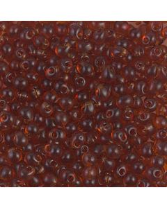 Miyuki Drop 3.4mm 0134 Transparent Dark Amberg
