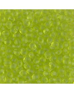 Miyuki Drop 3.4mm 0143F Matte Transparent Peridotg