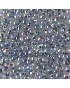 Miyuki Drop 3.4mm 0283 Noir Lined Crystal ABg