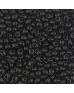 Miyuki Drop 3.4mm 0401F Matte Opaque Blackg