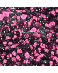 Miyuki Drop 3.4mm F55 Sparkling Pink Lined Black Diamondg