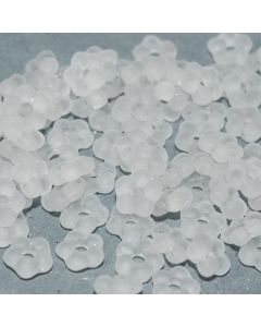 Flower Beads Crystal Matted