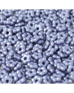 Flower Beads Alabaster Pastel Purple