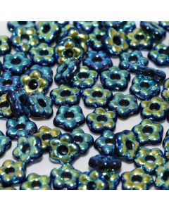 Flower Beads Jet Full AB
