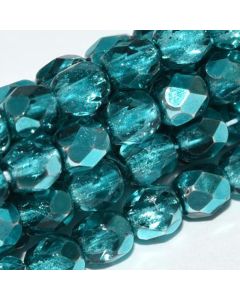 Fire polished 3mm Crystal Marine Metallic Ice