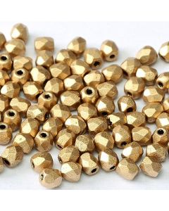 Fire polished 3mm Aztec Gold