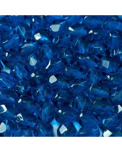 Fire polished 4mm Cobalt