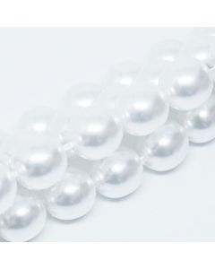 Glass Pearl 10mm White