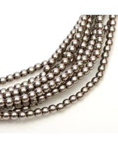 Glass Pearl 2mm Latte