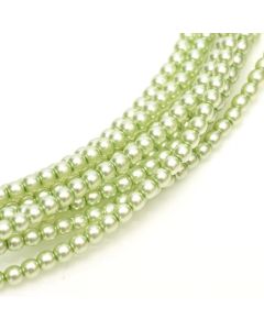 Glass Pearl 2mm Creme Mint