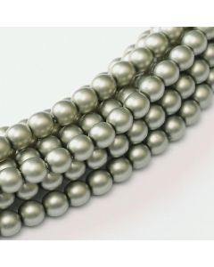 Glass Pearl 2mm Powder Green