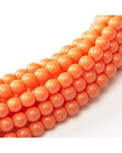 Glass Pearl 2mm Peach Coral