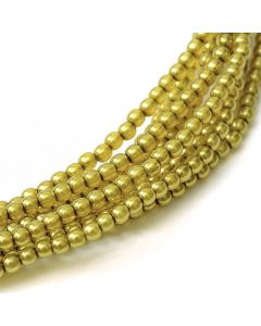Glass Pearl 3mm Amber