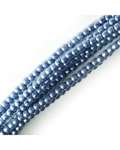 Glass Pearl 3mm Queen Blue