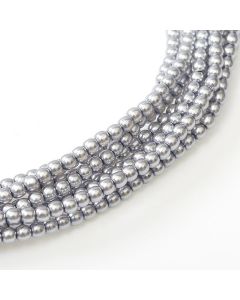 Glass Pearl 3mm Light Grey