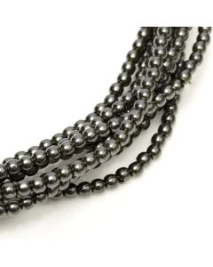 Glass Pearl 3mm Charcoal