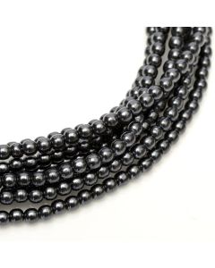 Glass Pearl 3mm Dark Grey