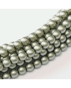 Glass Pearl 4mm Powder Green