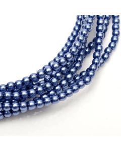 Glass Pearl 6mm Persian Blue