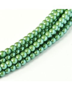 Glass Pearl 6mm Evergreen