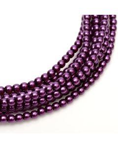 Glass Pearl 8mm Purple
