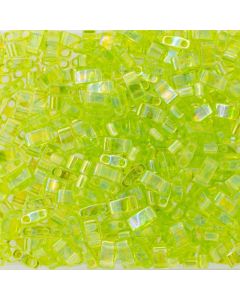 Miyuki Half TILA HTL0258 Transparent Peridot AB
