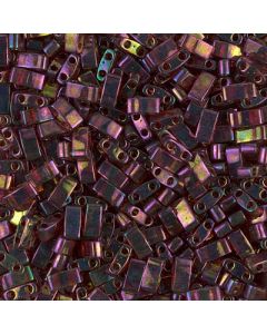 Miyuki Half TILA HTL0301 Transparent Red Gold Luster AB