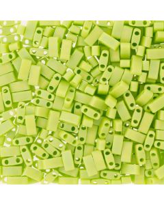 Miyuki Half TILA HTL0416FR Matte Opaque Lime Green AB
