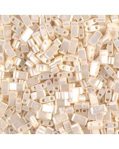 Miyuki Half TILA HTL0592 Antique Ivory Pearl Ceylon