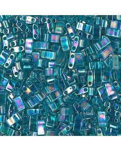 Miyuki Half TILA HTL2458 Transparent Teal AB