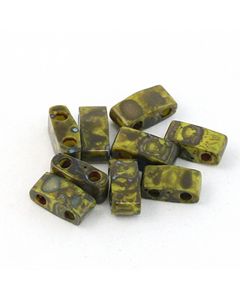 Miyuki Half TILA HTL4519 Opaque Yellow Picasso