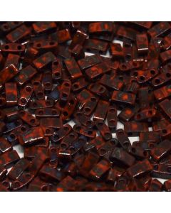 Miyuki Half TILA HTL4520 Opaque Orange Picasso
