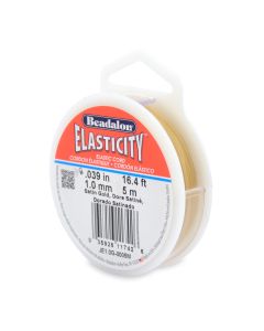 Beadalon Elasticity Satin Gold 1mm - 5m