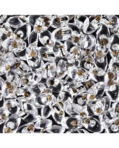 Miyuki Long Magatama 0001 Silver Lined Crystal