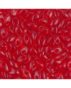 Miyuki Long Magatama 0140 Transparent Red