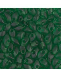 Miyuki Long Magatama 0146F Matte Transparent Green