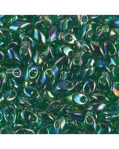 Miyuki Long Magatama 0179 Transparent Green