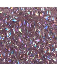 Miyuki Long Magatama 0256 Transparent Lilac AB