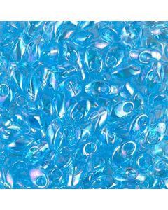Miyuki Long Magatama 0260 Transparent Blue Sea AB