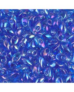 Miyuki Long Magatama 0261 Transparent Blue AB